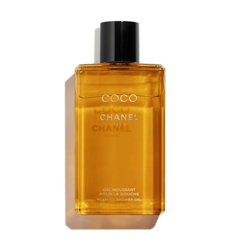 coco chanel gel moussant pour la douche|Chanel foaming shower gel.